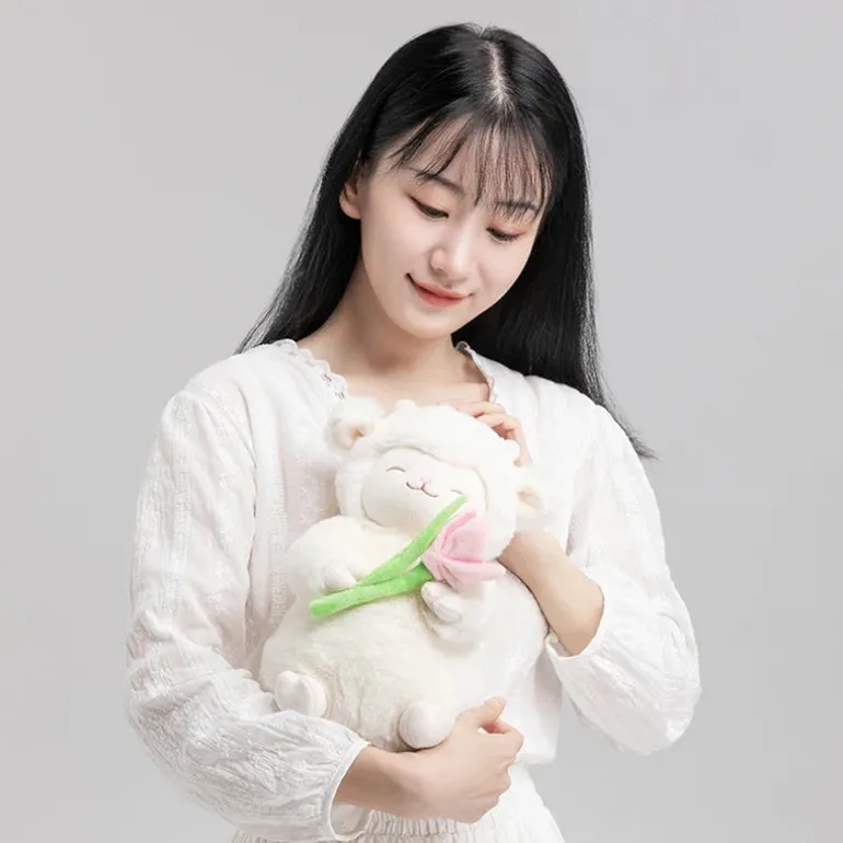 Spring Tulip Lamb Plush
