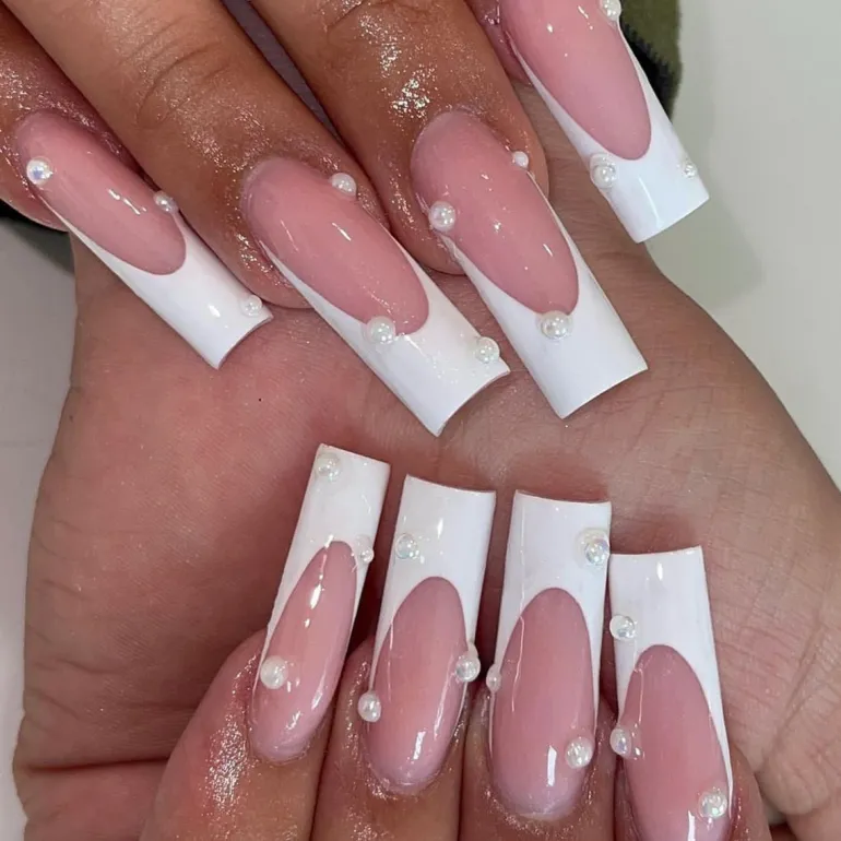Square Shape Long Press On Nails