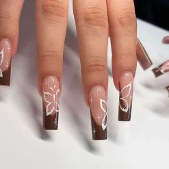 Square Shape Long Press On Nails