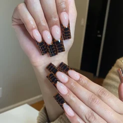 Square Shape Long Press On Nails