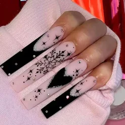Square Shape Long Press On Nails