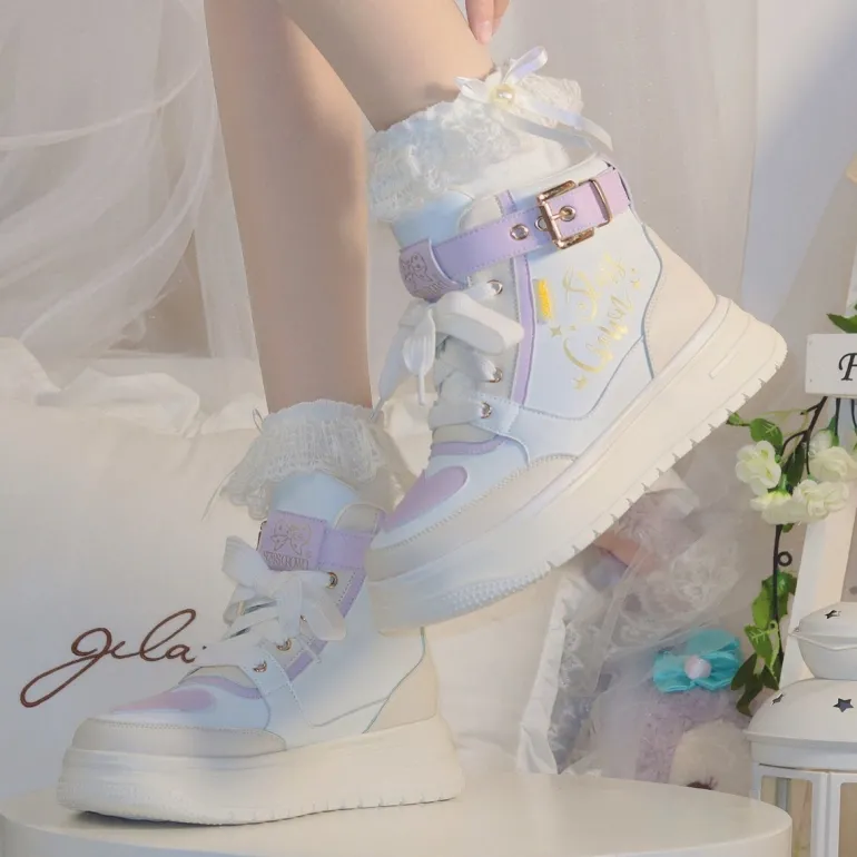 Star Crown Pastel Hi-Tops