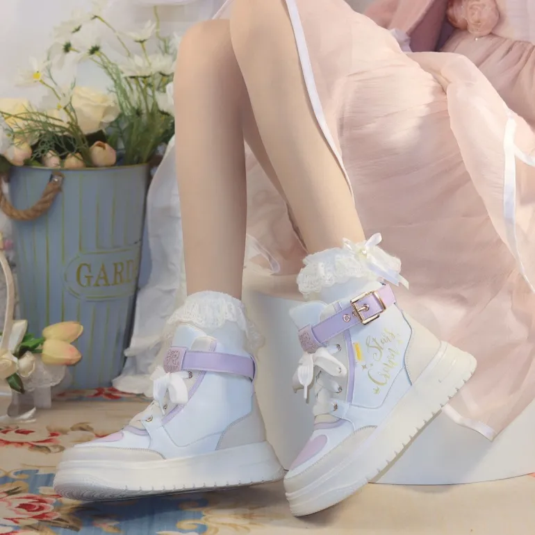 Star Crown Pastel Hi-Tops