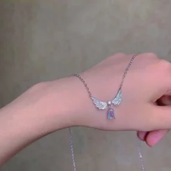 Starry Love Crystal Dangle Necklace