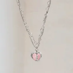 Starry Love Crystal Dangle Necklace