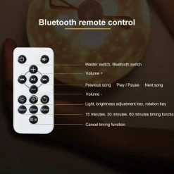 Starry Sky Projector Lamp & Speaker