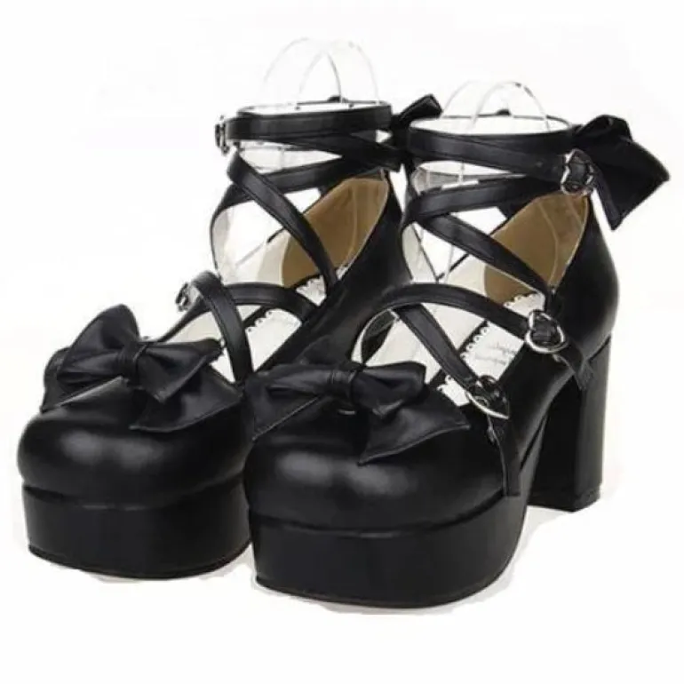Strappy Wrap Baby Doll Heels