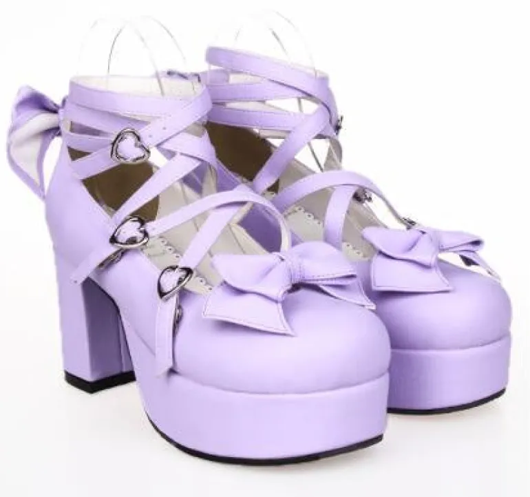 Strappy Wrap Baby Doll Heels