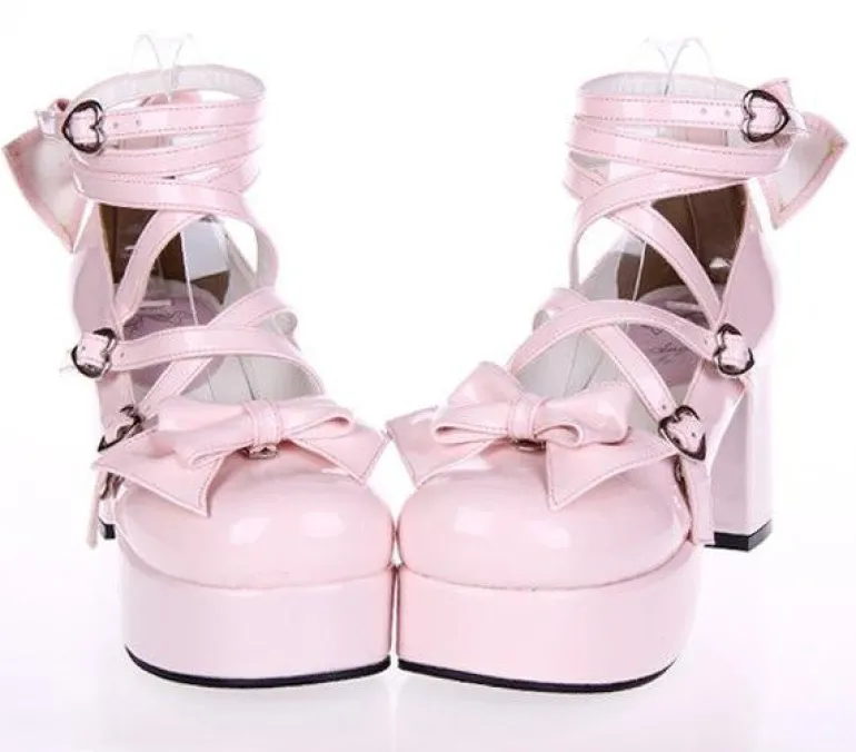 Strappy Wrap Baby Doll Heels