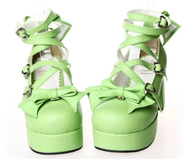 Strappy Wrap Baby Doll Heels