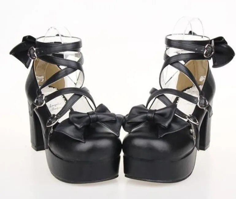 Strappy Wrap Baby Doll Heels
