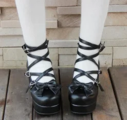 Strappy Wrap Baby Doll Heels