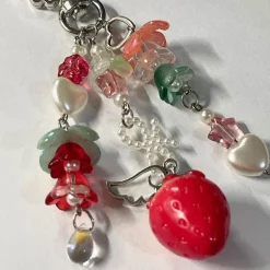 Strawberry Angel Keychain