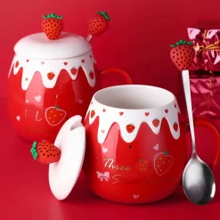 Strawberry Dessert Mugs