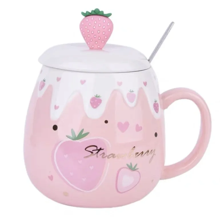 Strawberry Dessert Mugs