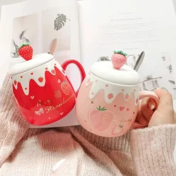 Strawberry Dessert Mugs
