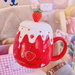 Strawberry Dessert Mugs