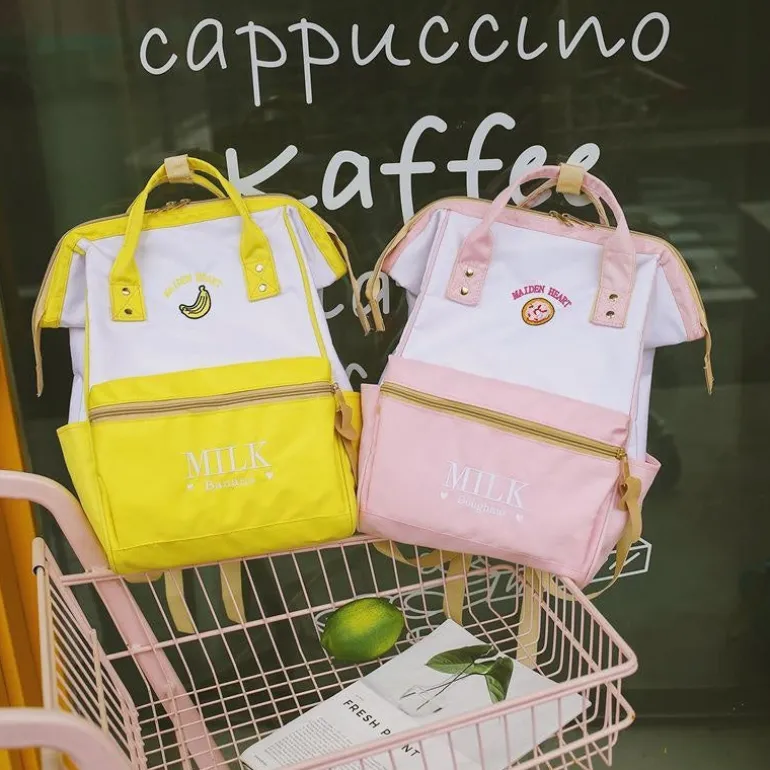 Strawberry Milk Backpack (5 Colors)