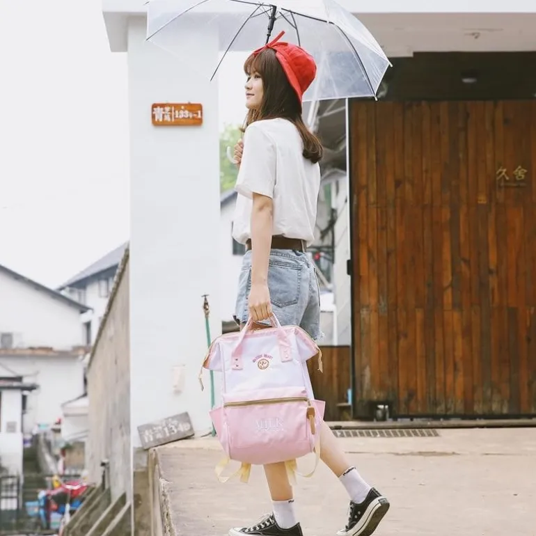 Strawberry Milk Backpack (5 Colors)