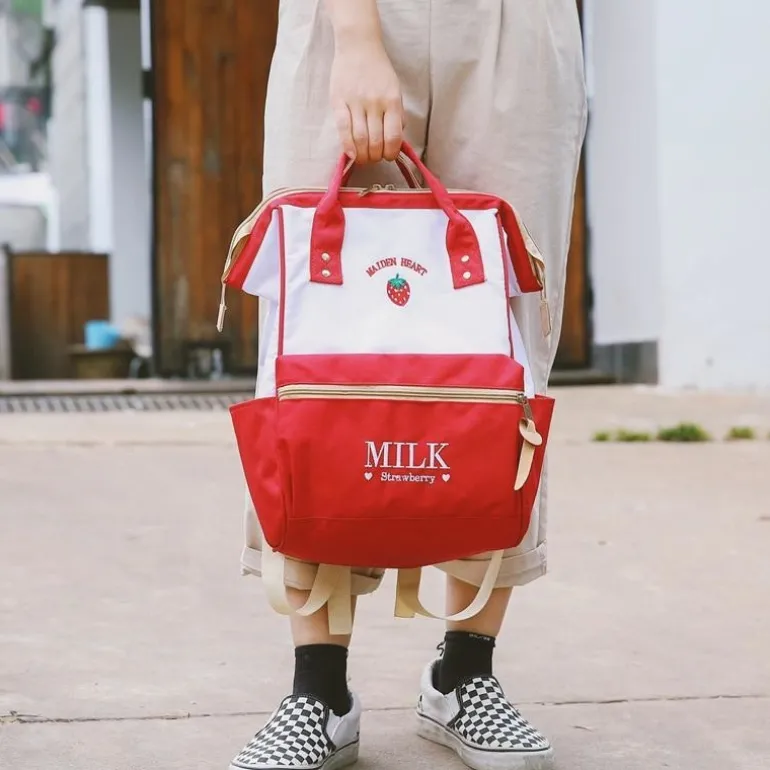 Strawberry Milk Backpack (5 Colors)