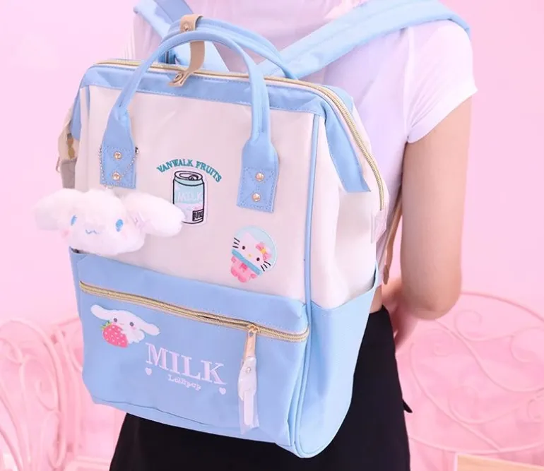Strawberry Milk Backpack (5 Colors)