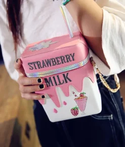 Strawberry Milk Handbag