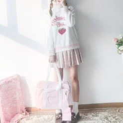 Strawberry Milk Knit Sweater
