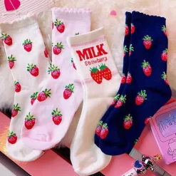 Strawberry Milk Socks