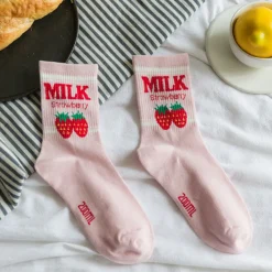 Strawberry Milk Socks