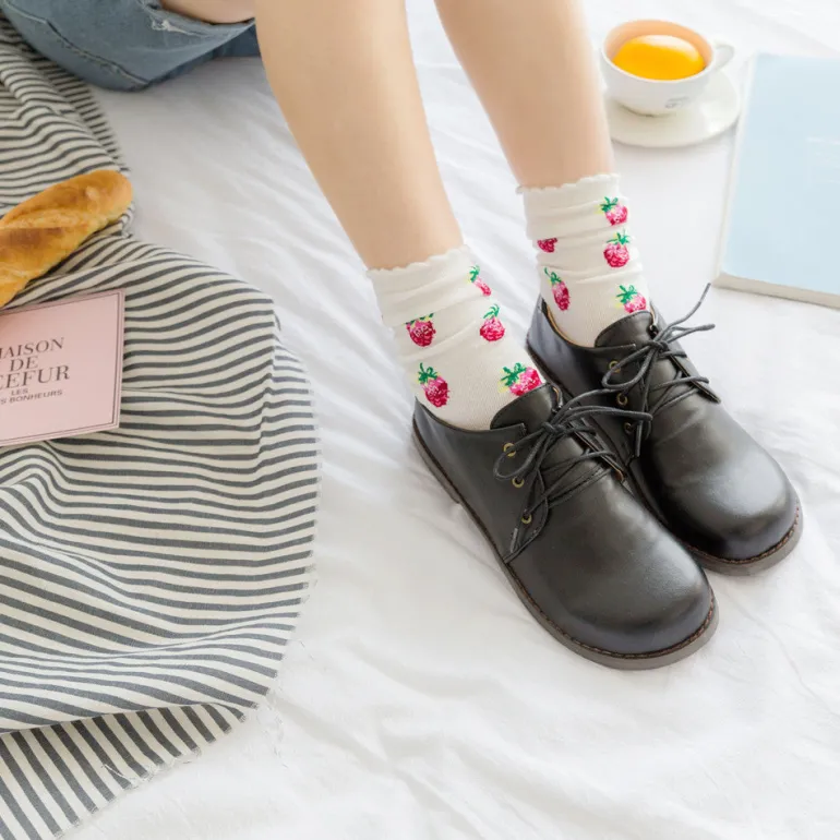 Strawberry Milk Socks