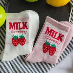 Strawberry Milk Socks