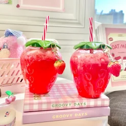 Strawberry Shaped Water Bottle