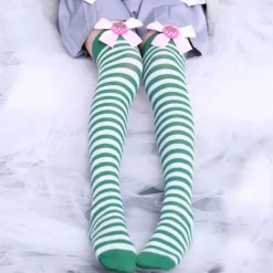 Strawberry Striped Stockings