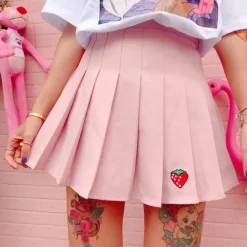 Strawberry Tennis Skirt
