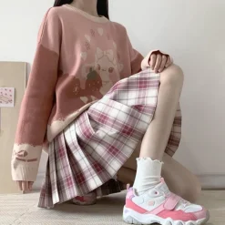 Strawbunny Knit Pullover