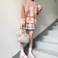 Strawbunny Knit Pullover