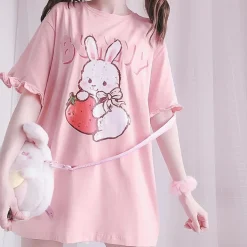 Strawbunny Oversized Tee