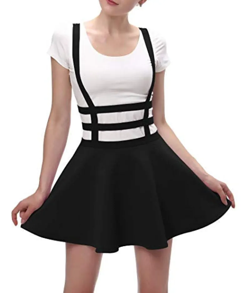 Suspender Cut-Out Dress