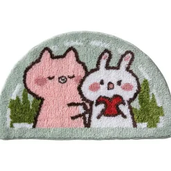 Sweet Bunny Friends Fluffy Floor Mat