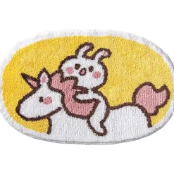 Sweet Bunny Friends Fluffy Floor Mat