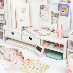 Sweet Heart Pink Storage Rack