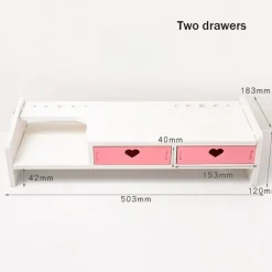 Sweet Heart Pink Storage Rack