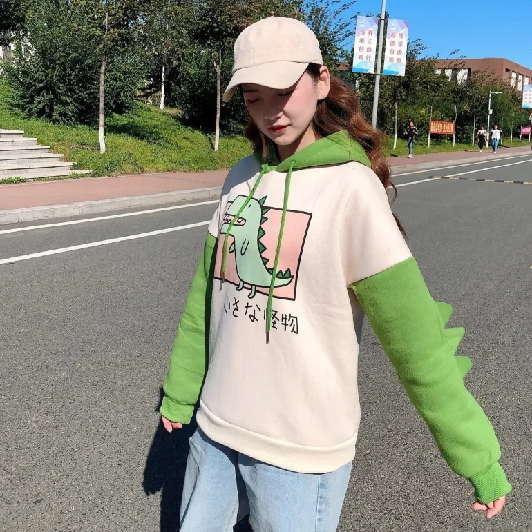 Sweet Japanese Dino Hoodie