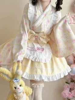 Sweet Strawberry Kimono
