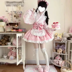 Sweet Strawberry Kimono