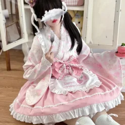 Sweet Strawberry Kimono