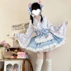 Sweet Strawberry Kimono