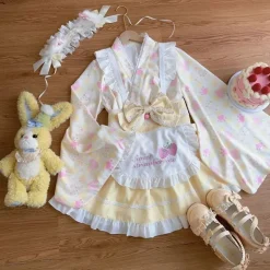 Sweet Strawberry Kimono