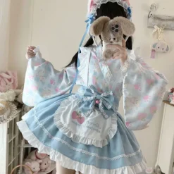 Sweet Strawberry Kimono