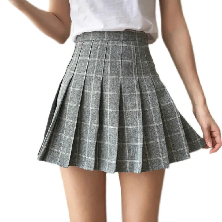 Tartan Plaid School Girl Skirt